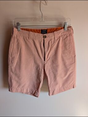 J. Crew Men’s Light Pink Flat Front Chino Shorts